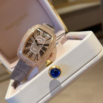 Franck Muller Ladies' Collection 30*40mm 316L Steel Diamond Rose Gold Watch